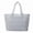 Gray, variant on Women's down-filled cotton-padded handbag, soft checkered cotton-padded shoulder bag, stylish and simple tote bag, Mother's Day gift.