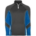 thumbnail image 3 of Holloway Sportswear 2XL Complex Pullover Carbon/Royal/White 222535, 3 of 4