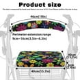 thumbnail image 6 of Jiueut Hippie Flower Rollator Walker Seat and BackRest RollBar Covers Set for Women 2 Piece Soft Seat Cushion for a Rollator Walker Rollator Walker Accessories for Seniors, 6 of 7