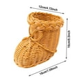 thumbnail image 2 of Imitation Handmade Woven Boot Storage for Home Desktop Ornament Multifunctional Decorative Arrangement and Organizer, 2 of 5