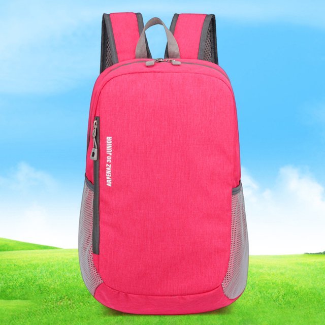 Mochila Para Acampar Bolsa de senderismo Bolsa de pesca ligera e impermeable para viajes de oficina (rosa roja) Sywqhk Para Estrenar