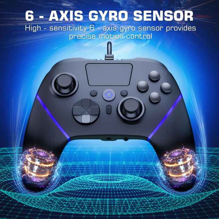Wired Controller Compatible with ps5 Gamin System