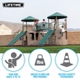 thumbnail image 5 of Lifetime Kid's Double Adventure Tower with Bridge and Climbing Walls (90971), 5 of 14