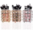 thumbnail image 4 of 1 Pack Crystal Makeup Brush Holder Multifunctional Eyebrow Pencil Eyeliner Makeup Container Office Supplies Storage Container Exquisite Practical Beauty Makeup Tools Storage Box, 4 of 5