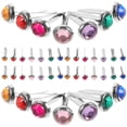 thumbnail image 1 of LIFKOME 50pcs Tiny Brads for DIY Crafts Projects Metal Assorted Color for Parent-Child Communication, 1 of 8