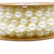 thumbnail image 4 of Guirnalda de cuentas redondas de 10 mm, cadena de perlas de imitación de plástico fijas, colgante para boda, accesorios de joyería, decoración de pulseras (beige, 2 m/rollo), 4 of 7