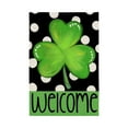 thumbnail image 2 of Chmadoxn Spring St. Patrick's Day Garden Flag, St Patricks Day Accessories, 12x18 Inch Double Sided, Burlap Lucky Shamrock Welcome Yard Flag Banner Home Outdoor Decor, 2 of 6