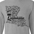 thumbnail image 4 of Inktastic Louisiana Word Salad Long Sleeve T-Shirt, 4 of 5