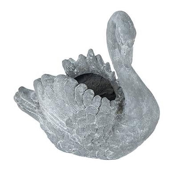 A&B Home Magnesium Swan Planter 16.5" x 9.1" x 15.7"