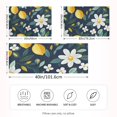 thumbnail image 2 of Yayeee Pillowcase Queen Size Set of 2 Satin Wrinkle Resistant Pillow Case, Lemon Flowers, 2 of 7