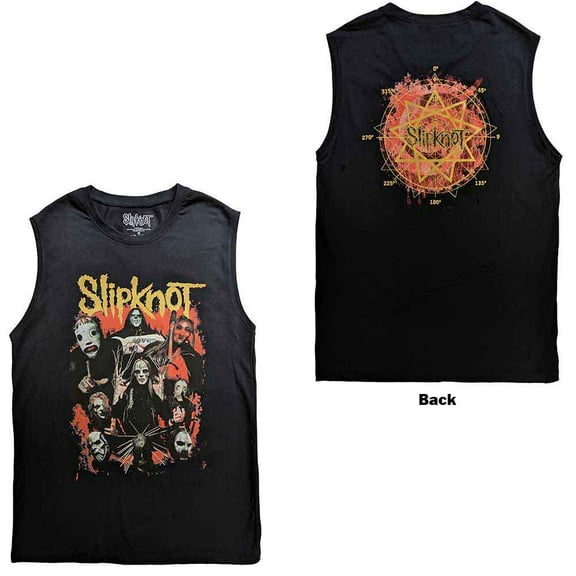 Slipknot Unisex Tank T-Shirt: Come Play Dying (Back Print) (Medium)