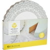 Wilton 10-Inch Show 'N Serve Cake Board, 10/Pack,2104-1168,White