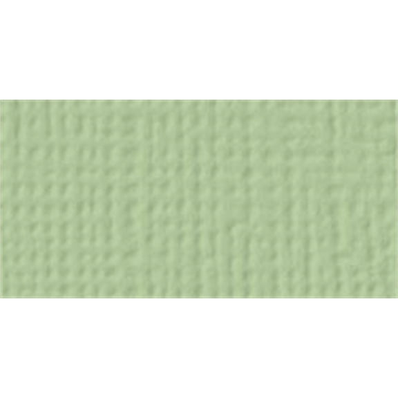 American Crafts 80lb Textured Cardstock 12"X12"-Mint