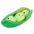 thumbnail image 1 of Jouets en Peluche de Haricots Verts pour Bébé avec Sac Jouets en Peluche Rembourrés, 1 of 2