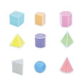 thumbnail image 2 of 9x formas geométricas perfke Material de enseñanza de matemáticas juguete de aprendizaje, 2 of 9