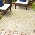 thumbnail image 2 of JONATHAN Y SANTA MONICA 9 x 12 Area Rug, Estrella Bohemian Medallion Textured Weave - Cream/Green, SMB105E-9, 2 of 7