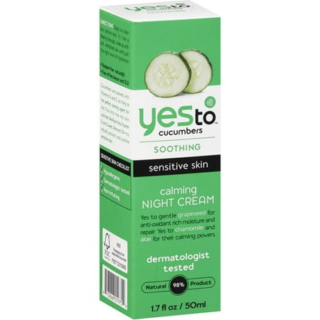 Yes To Cucumbers Soothing Calming Night Cream, 1.7 fl. oz.