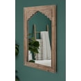 thumbnail image 5 of Kate and Laurel Shivani Boho Wall Mirror, 24 x 36, Rustic Brown, Farmhouse Wall Decor with Ornate Detailing, 5 of 8