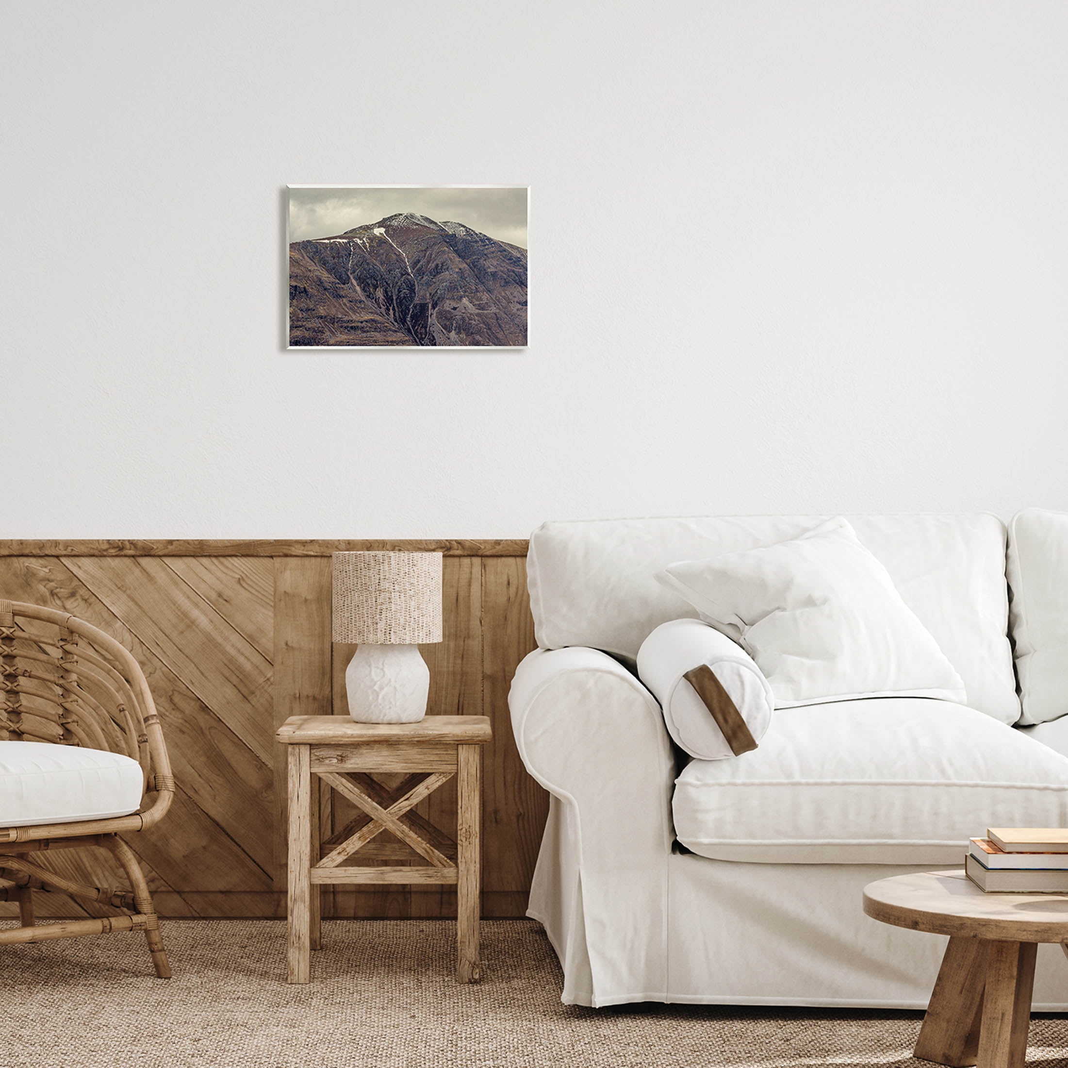 Stupell Industries Cloudy Mountain Peak Slope Photograph Unframed Art Print Wall Art, Design by Lil' Rue