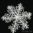 thumbnail image 6 of Opolski Pack Of 30 White Snowflake Artificial Christmas Festival Party Home Decor Ornaments, 6 of 8