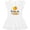 AA-White, variant on Orlando Florida Orange in Heart Girls Toddler Dress