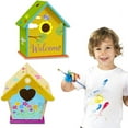 DIY Bird House Kits: Arts and Crafts for Kids | Paint Your Own Wooden
