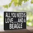 thumbnail image 5 of JennyGems Beagle Gifts for Women, Beagle Sign, All You Need Is Love and a Beagle, 8x6 Inch Wood Sign, Beagle Mom, Beagle Decor, Beagle Dog Lovers, American Made, 5 of 10