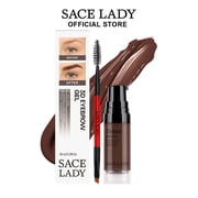 SACE LADY Eyebrow Gel Long Lasting Waterproof Smudge-proof Pigemented Tinted Eye Brow Cream Makeup Kit 0.6 Fl Oz