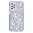 thumbnail image 2 of For Samsung Galaxy A23 5G Case,Cute Glitter Bling Twinkle Stardust with Drop Protection Shockproof Soft TPU Slim Flexible Phone Case Girls/Women Protective case for Samsung A23 5G,White, 2 of 6