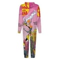 thumbnail image 5 of Phineas And Ferb Women Men Pajamas Zipper Onesie Jumpsuit Hooded One Piece Sleepwear, 5 of 8