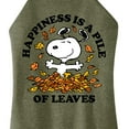 thumbnail image 3 of Peanuts - Happiness Is A Pile Of Leaves - Juniors High Neck Tank Top, 3 of 6