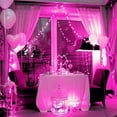 thumbnail image 2 of UTAH-Connectable 100 LED Room Lights, 33ft 8 Modes Pink Christmas Lights Clear Wire, Plug in Pink String Lights Indoor Outdoor for Room Decor Christmas Tree Bedroom Valentines Party, 2 of 4
