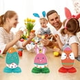 thumbnail image 3 of 9Pc Happy Easter Honeycomb Centerpieces for Tables, Colorful Bunny Egg Honeycomb Centerpiece Table Decorations, 3D Table Honeycomb for Spring Easter Rabbit Photo Prop Party Supplies, 3 of 4