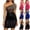 Style1-Black dresses for women, variant on Maqroz Sparkly Sequin Dresses for Women Plus Size One Shoulder Bodycon Pencil Dress High Waist Evening Party Birthday Cocktail Mini Dress Black M