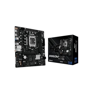 ASRock B860M-H2 LGA 1851 Intel B860 SATA 6Gb/s Intel Core Ultra DDR5 Micro ATX Motherboard