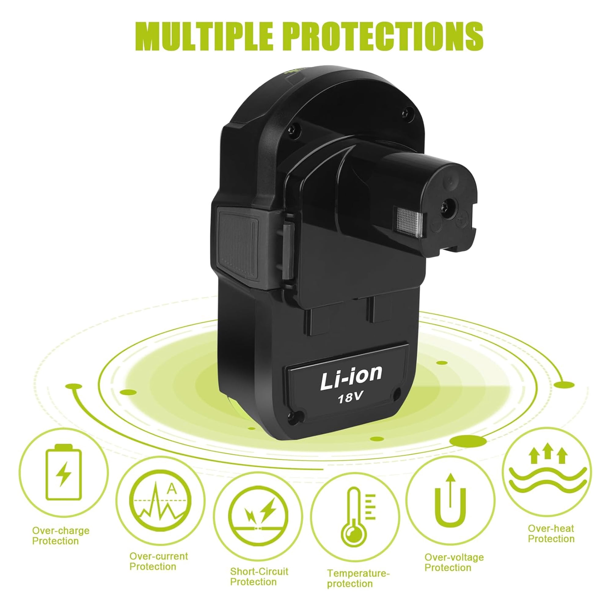 2Packs P103 18V 3.5Ah Battery Compatible with Ryobi 18V ONE+ Battery P102 P103 P104 P105 P107 P108 P109 P122 Cordless Tool