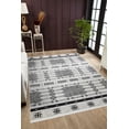 thumbnail image 3 of NuevoLaredo Grey Modern Polyester Area Rugs for Living Room Washable Rugs Boho Moroccan Area Rug Soft Geometric Bohemian Carpet Distressed Indoor Rug for Bedroom Dining Room Office Nonslip Rug, 3 of 9