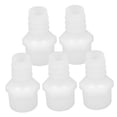 thumbnail image 6 of OFFIGAM 5-Pack White Plastic Hose Barb Reducer Fittings Threaded Barbed Reducing Connectors for Plumbing, 6 of 8