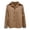 Khaki, variant on Ticikt Women Short Lapel Collar Jacket, Button Down Casual Elegant Plaid Outerwear Coat,Khaki