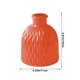 thumbnail image 3 of Jarrón decorativo de plástico, naranja, 3 of 6