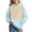 Sky Blue, variant on Mercatoo 𝗖olorblock Hoodie Sweatshirts for Teen Girls Cute Oversized 𝐏reppy Pullover Tops Long Sleeve Sweatshirt with Pocket