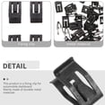 thumbnail image 3 of Miangastore 50pcs Black Steel Retainer Clips for Car Use Durable Metal Material Universal Dashboard Fastening, 3 of 8