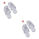thumbnail image 2 of Zapatillas De Viaje Yuarrent Chanclas Portátiles Antideslizantes Para El Baño Verano Gris Claro S, 2 of 6