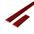 thumbnail image 2 of 2Pcs Red Carbon Fiber Co-pilot Strip Trim Cover for Subaru Forester 2005-2008, 2 of 4
