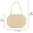 thumbnail image 2 of 12 Pack Blank Hanging Wooden Signs for Crafts, 7 x 5 in Unfinished Beveled Wood Plaques for DIY, Mini Wood Signboard with Rope for Home Decor,6 Assorted Shapes, 2 of 5
