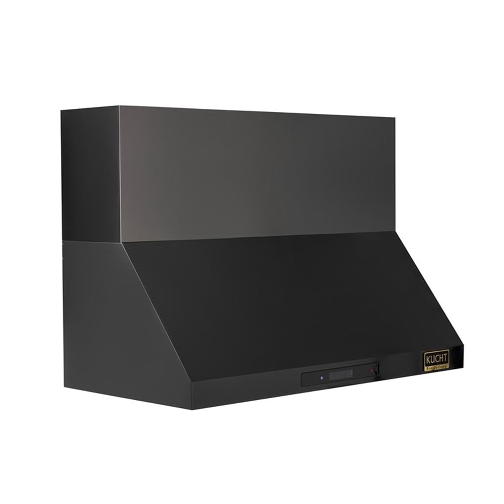 Pemberly Row 48" 6.7 cu. Propane Gas Range in Titanium & Wall Mount Range Hood