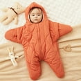thumbnail image 2 of Girls Down Snowsuit Hooded Toddler Jacket Winter Warm Padded Coat for Baby Girls Cold Days, 2 of 7