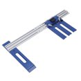 thumbnail image 4 of Multifunctional Circular Saw Guide, Woodworking Cutter Guide Rail High Hardness Blue Silver Sturdy Aluminum Alloy Wear Resistant  For Wood, 4 of 8