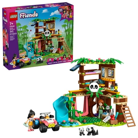 LEGO Friends Panda Sanctuary Animal Care Pretend Play Toy for Girls & Boys - Interactive Storytelling & Building Playset with Panda Toys for Kids, Ages 7  - Gift Idea for Birthdays - 42648