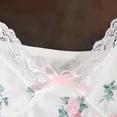 thumbnail image 4 of RQYYD Womens Satin Lingerie Nightgown Floral Print Chemise Slip Silk Negligee Spaghetti Straps Babydoll Sleepwear, 4 of 6